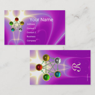KINESE FEM INSLAG FENG SHUI ANDLIG ENERGY VISITKORT