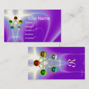 KINESE FEM INSLAG FENG SHUI ANDLIG ENERGY VISITKORT