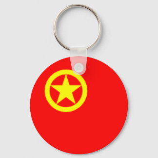 KINESE KOMMUNIST FLAGGA NYCKELRING