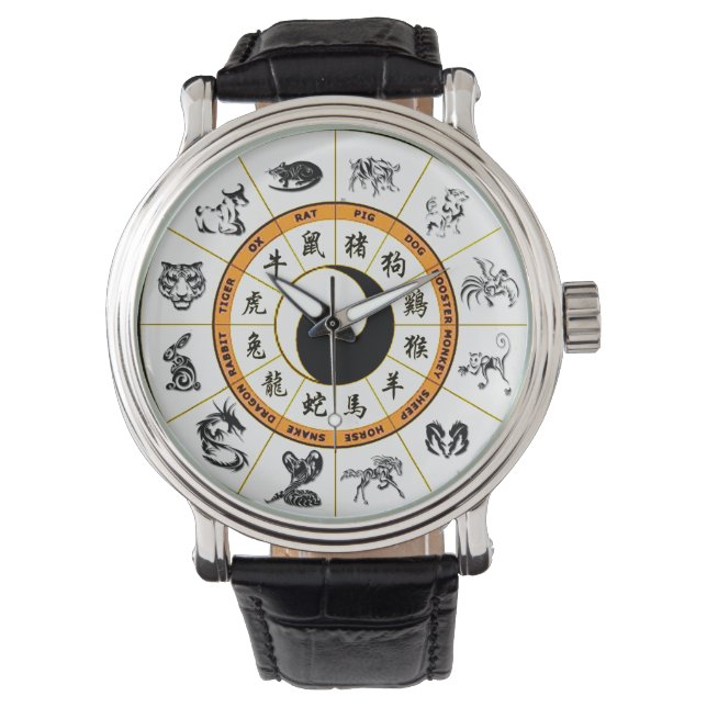 KINESE ZODIAC WRIST WATCH ARMBANDSUR (Framsida)