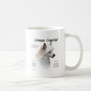 Kinesen krönade historiedesign (för powderpuff) kaffemugg