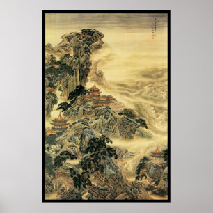 Kinesen landskap (III) Poster