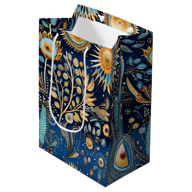 Kineseri exotiska fåglar botaniskt mönster (4) (Framsidan Vinklad)