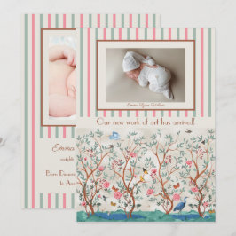 Kineseri Vägg Nursery Blommig och Bildram Inbjudningar