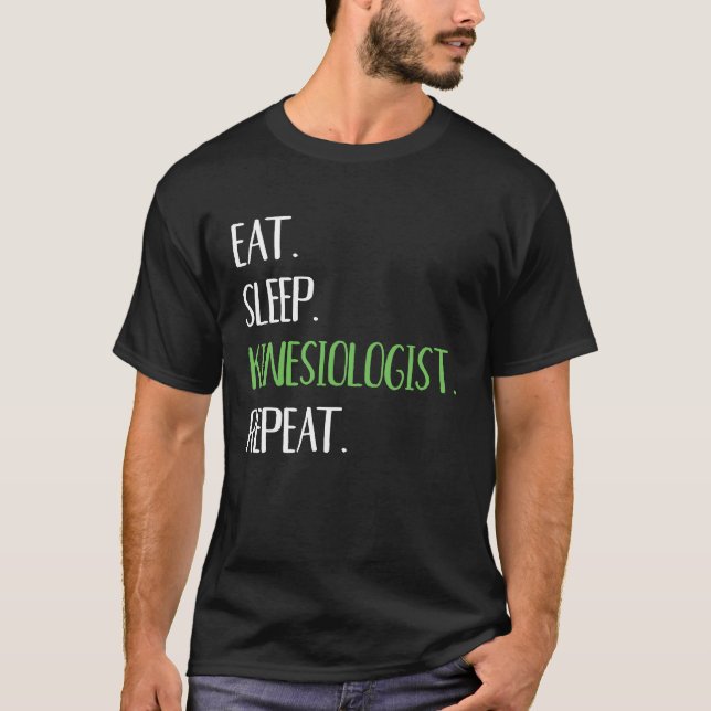 Kinesiolog etat Upprepad kinesiologisk behandling  T Shirt (Framsida)