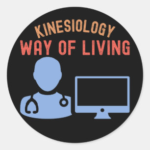 Kinesiologi - Levnadssätt Runt Klistermärke
