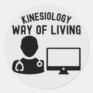 Kinesiologi- Levnadssätt Runt Klistermärke