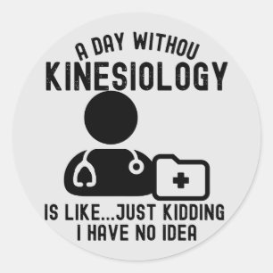Kinesiologist_Kinesiologi Citat Runt Klistermärke