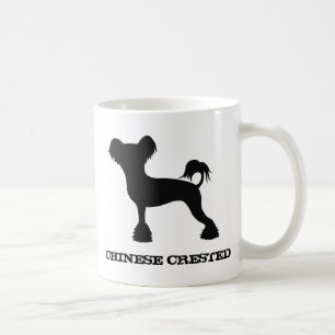 Kinesisk Anpassningsbar för bestred Hund Silhouet Kaffemugg