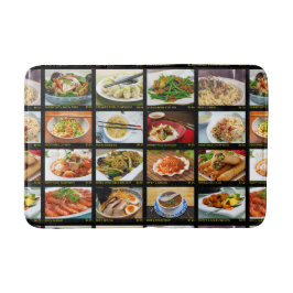 Kinesisk anslagstavla för Restaurant-fotomeny Badrumsmatta