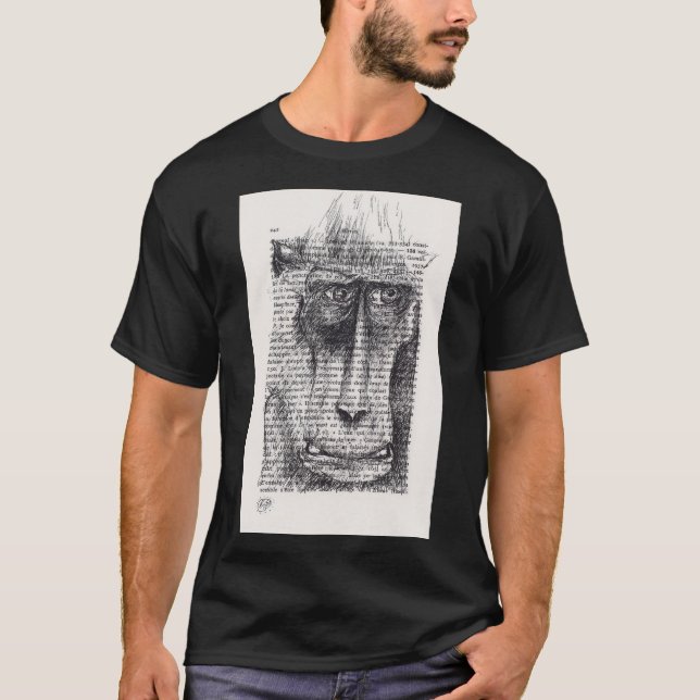 Kinesisk apelsinastrologi Teckning T-shirt (Framsida)