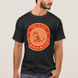 Kinesisk astrologitiger-tecken t shirt