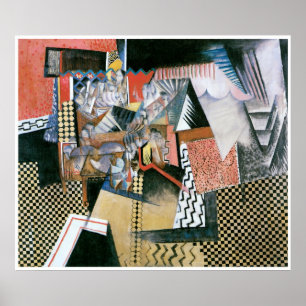 Kinesisk återraurant, Max Weber Poster