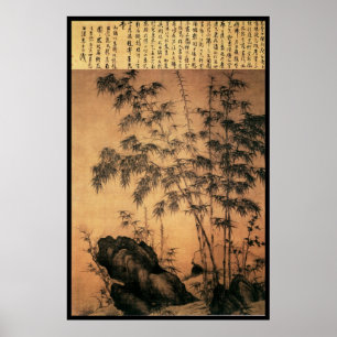 Kinesisk bamboo poster
