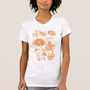 Kinesisk batik-ORANGE T-shirt