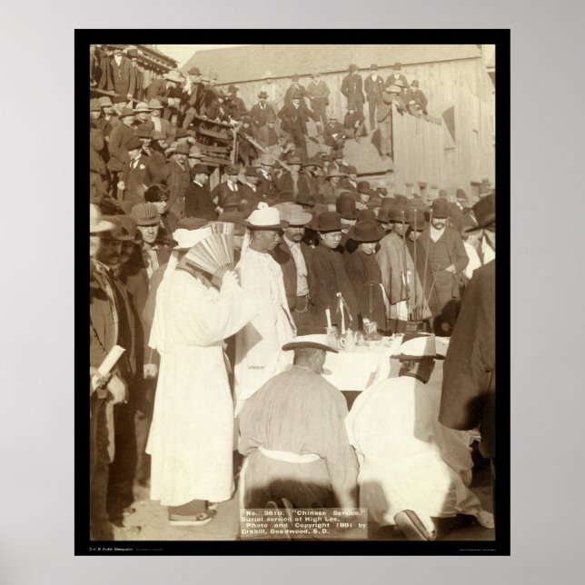 Kinesisk begravningstjänst SD 1891 Poster (Framsidan)