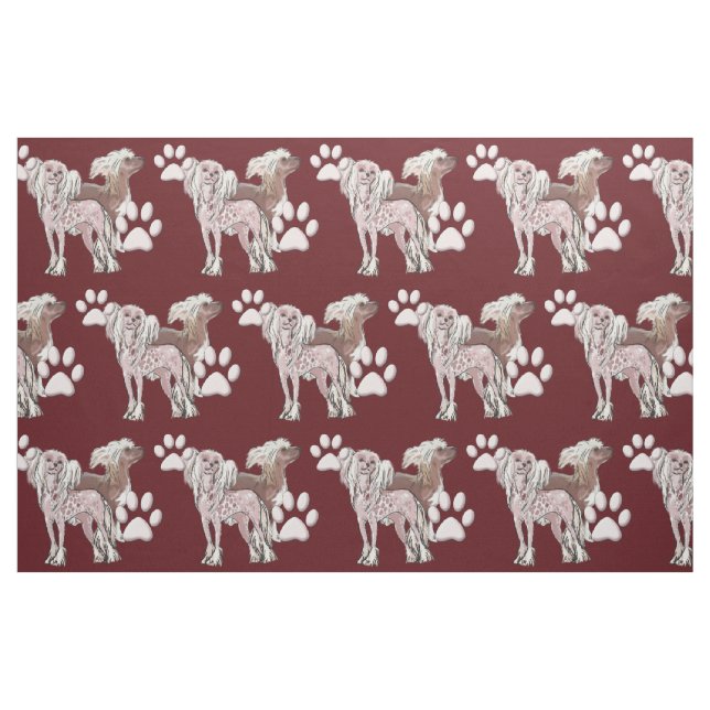 Kinesisk belagd hund tyg (Fat Quarter)