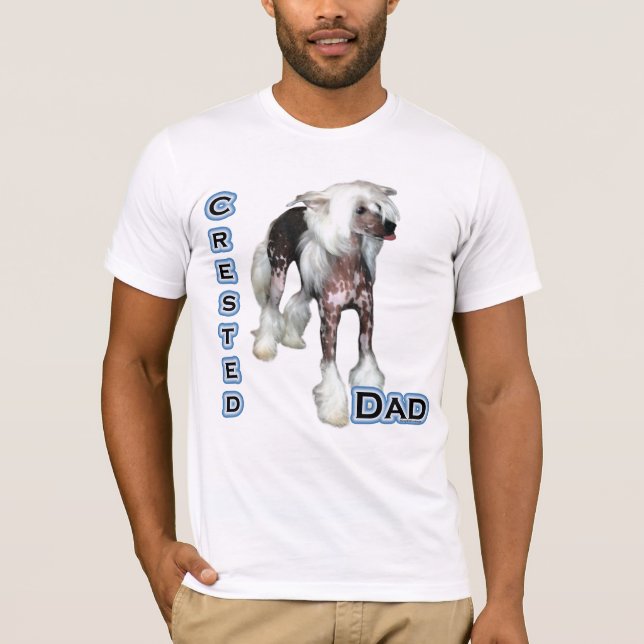 Kinesisk bestred Pappa 4 T Shirt (Framsida)