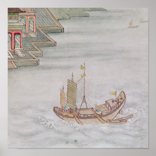 Kinesisk Boat Poster (Framsidan)
