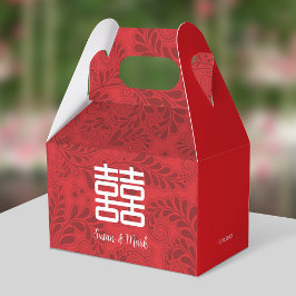 Kinesisk Bröllop-Tack-favoritruta Presentaskar