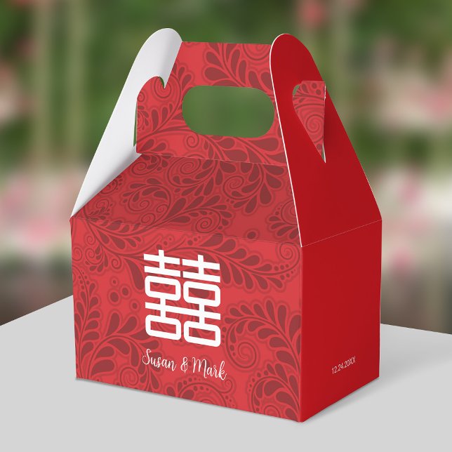 Kinesisk Bröllop-Tack-favoritruta Presentaskar (Skapare uppladdad)