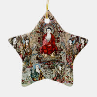 KINESISK BUDDHA MÅLNING