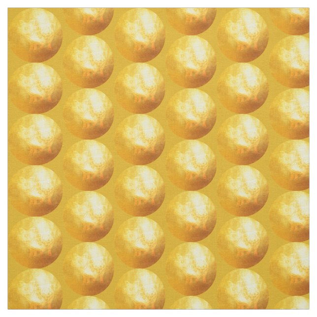 Kinesisk cirkulärstruktur för Guld Papercut Guld u Tyg (Provkarta)