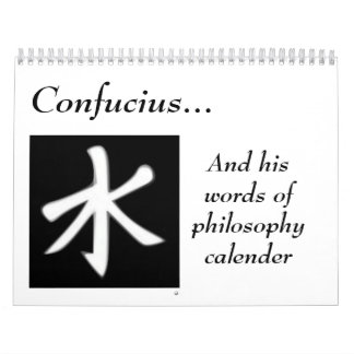 Kinesisk Confuciankalender för nytt år Kalender