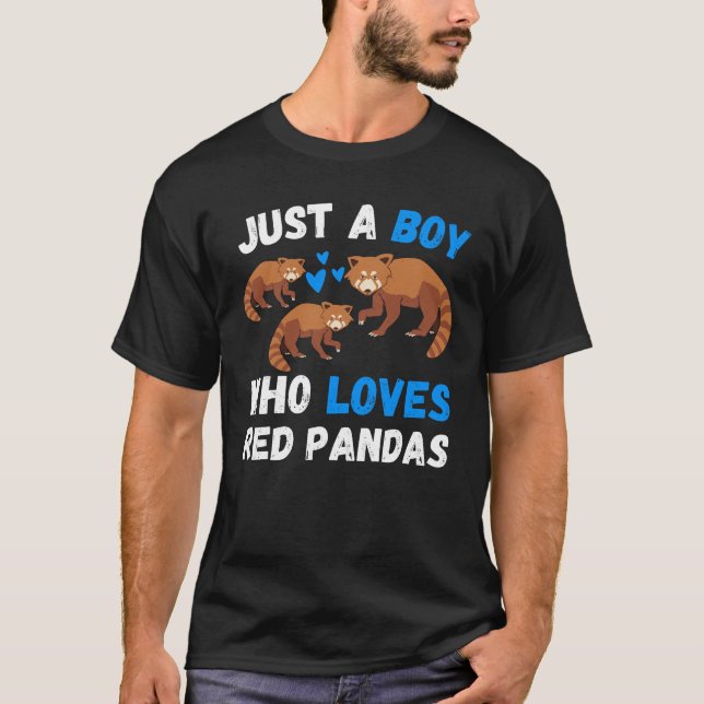 Kinesisk djurparker, Lover Boys Gift Red Panda T Shirt (Framsida)