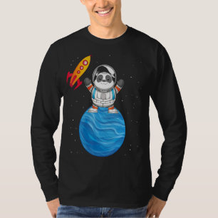 Kinesisk djurutrymmesresa Panda Astronaut T Shirt