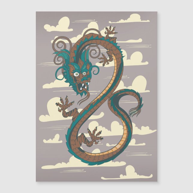 Kinesisk dragon (Framsida)