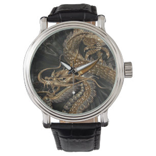 Kinesisk dragon armbandsur