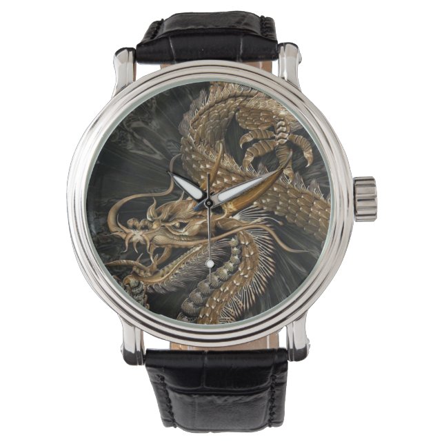 Kinesisk dragon armbandsur (Framsida)