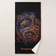 Kinesisk dragon Bath Towel Set