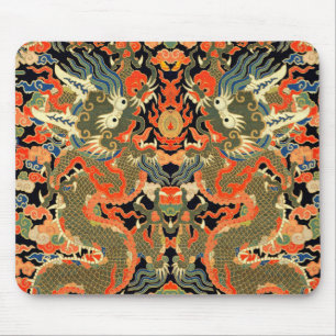 Kinesisk dragon Colorful Art Musmatta