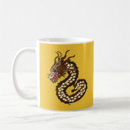 Kinesisk dragon kaffemugg