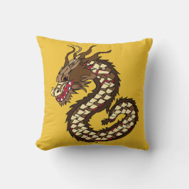 Kinesisk dragon kudde