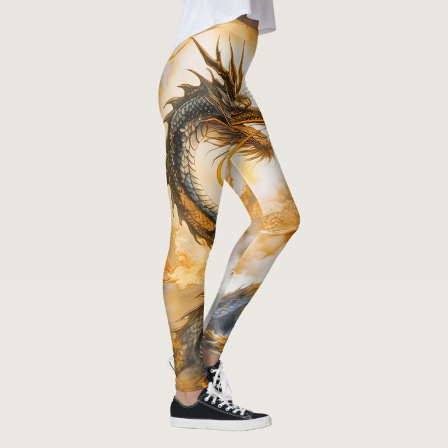Kinesisk dragon leggings (Höger)
