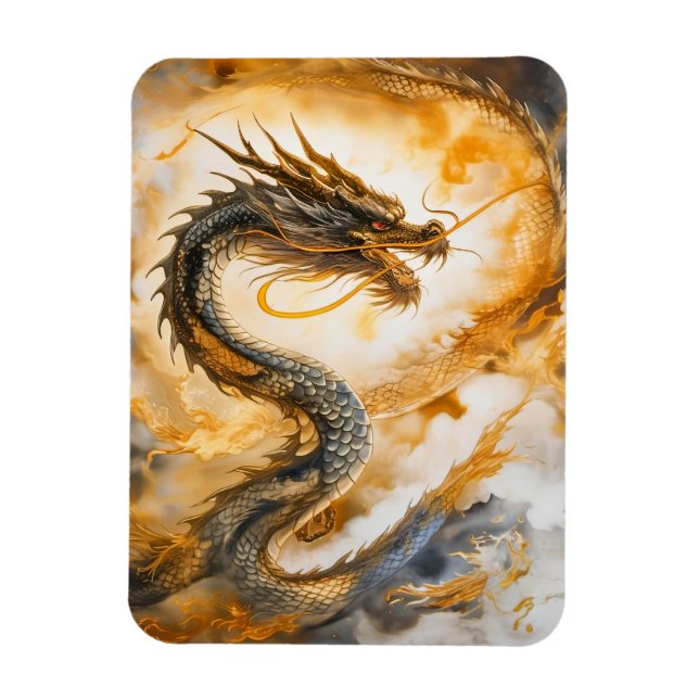 Kinesisk dragon magnet (Vertikal)