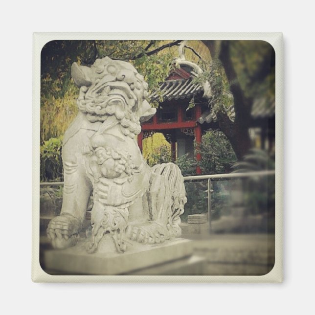 Kinesisk Dragon Magnet (Framsidan)