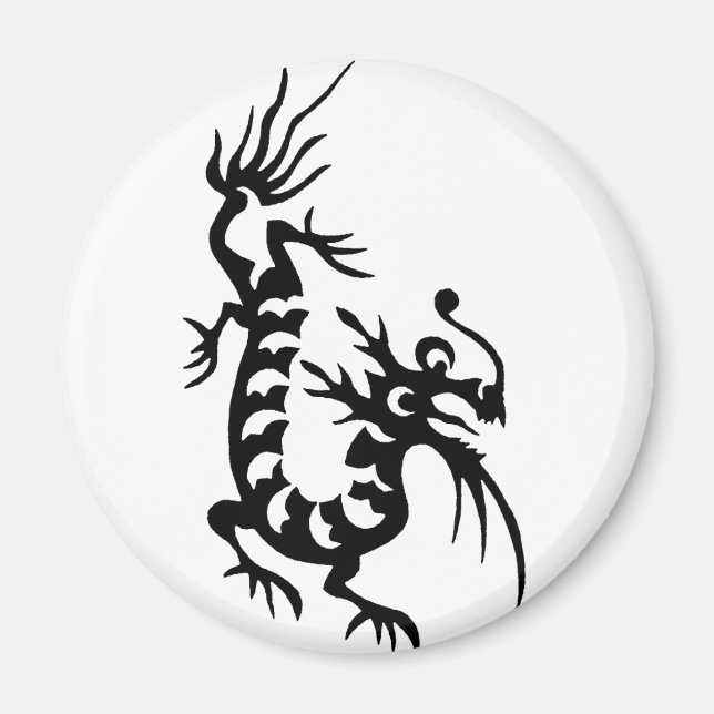 Kinesisk dragon magnet (Framsidan)