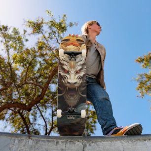 Kinesisk dragon mini skateboard bräda 18,5 cm