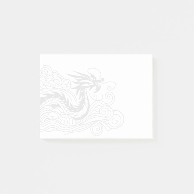 Kinesisk dragon post-it block (Framsida)