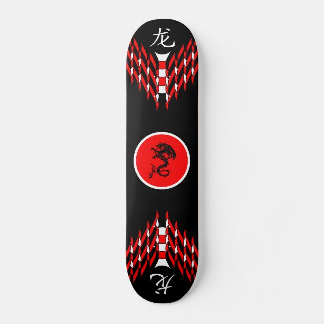 Kinesisk Dragon Skateboard (Framsida)