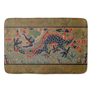 Kinesisk Dragon Symbol Antique Asian Badrumsmatta