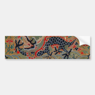 Kinesisk Dragon Symbol Antique Asian Bildekal