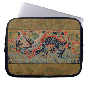 Kinesisk Dragon Symbol Antique Asian Laptop Sleeve