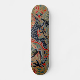 Kinesisk Dragon Symbol Antique Asian Old School Skateboard Bräda 21,6 Cm