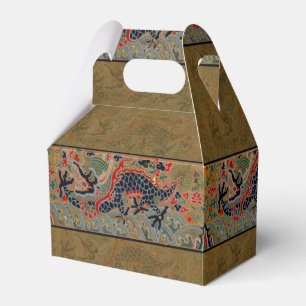 Kinesisk Dragon Symbol Antique Asian Presentaskar