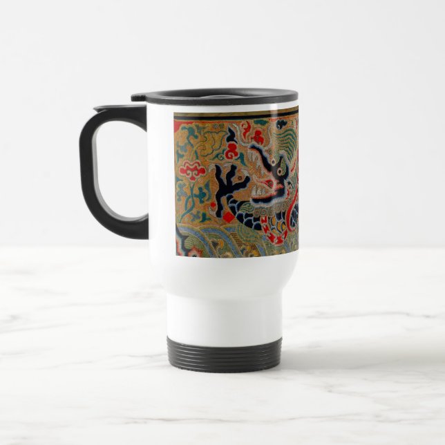 Kinesisk Dragon Symbol Antique Asian Resemugg (Vänster)